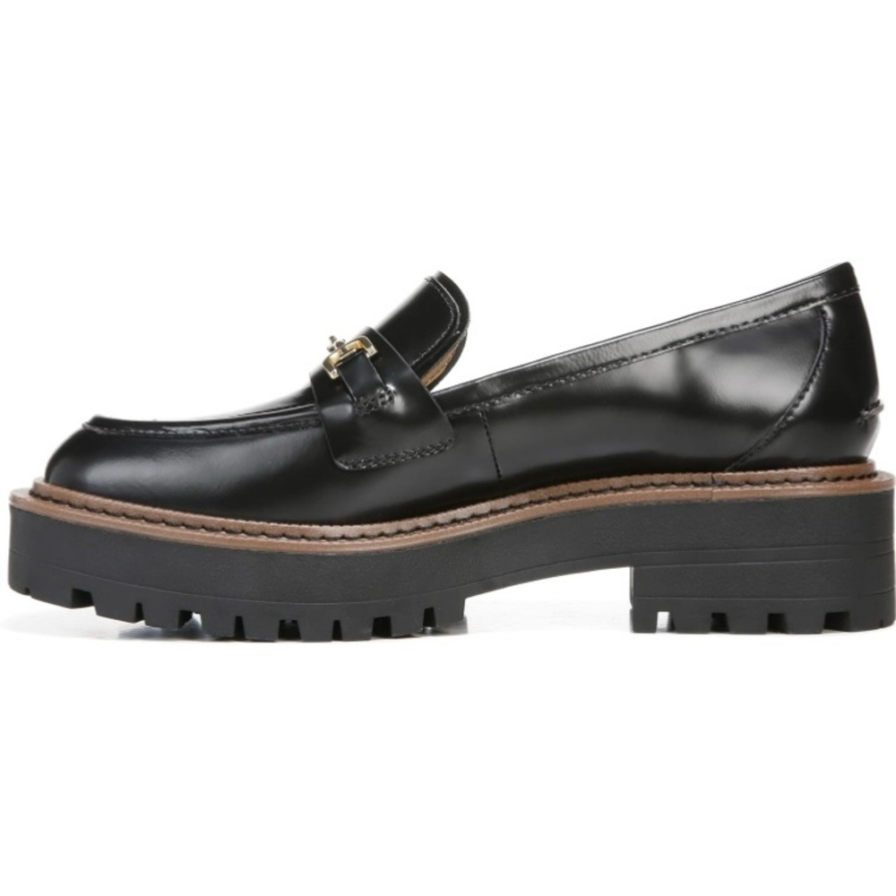 Sam Edelman Womens Laurs Lug Sole Loafer Black Size 6.5M NIB